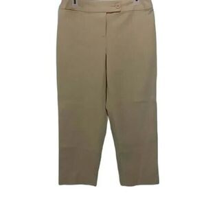 multiplicity women's size 10 Capri pants beige